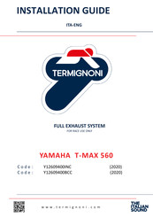 Termignoni Y12609400BNC Installation Manual