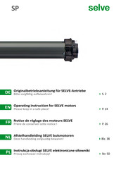 Selve SP 2/15 Operating Instructions Manual