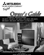 Mitsubishi Electric WS-73411 Owner's Manual