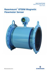 Emerson Rosemount 8750W Quick Install Manual