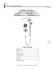 Dawn Lake Tahoe DSSLE04BN Installation Instructions Manual