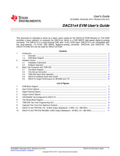 Texas Instruments DAC31 4 EVM Series User Manual