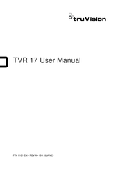 TruVision TVR17 User Manual