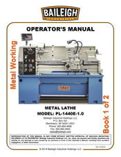 Baileigh PL-1440E-1.0 Operator's Manual