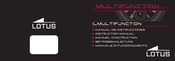 Lotus MGP03 Instruction Manual