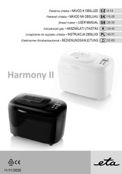eta Harmony II 2149-21 User Manual