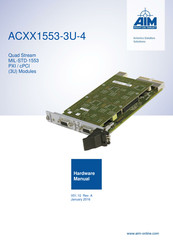 Aim ACXX1553-3U-4 Hardware Manual