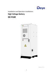 Deye Sol-Ark 30K-3P-208V Installation And Operation Manual
