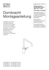 Dornbracht 33 826 861 Series Installation Instructions Manual