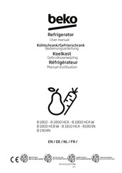 Beko B1803N User Manual
