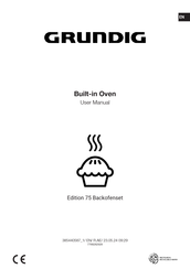 Grundig Edition 75 Backofenset User Manual