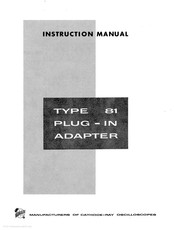 Tektronix 81 Instruction Manual