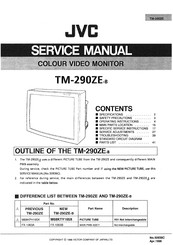 JVC TM-290ZE Instructions Manual