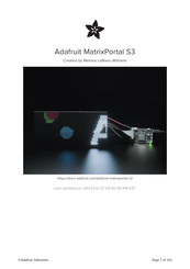 Adafruit Industries Adafruit MatrixPortal S3 Manual