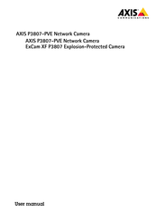 Axis P3807-PVE User Manual