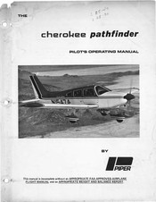 Piper cherokee pathfinder Pilots Operating Manual