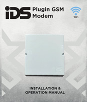IDS Plugin GSM Installation & Operation Manual