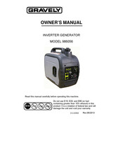 Gravely 986056 Owner's Manual
