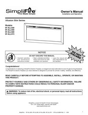 Hearth & Home SimpliFire SF-ALLS40 Owner's Manual
