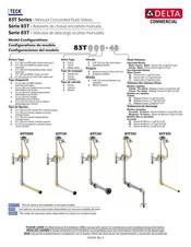 Delta Commercial TECK 83T Series Installation Instructions Manual