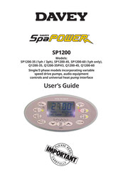 Davey Spa POWER Q1200-45 User Manual
