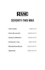 Rane SEVENTY-TWO MKII User Manual