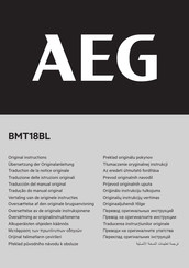 AEG BMT18BL Original Instructions Manual
