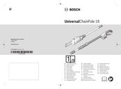 Bosch UniversalChainPole 18 Original Instructions Manual