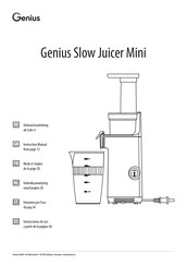 Genius SJ-001 Instruction Manual