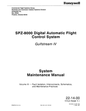 Honeywell SPZ-8000 System Maintenance Manual