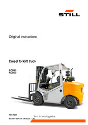 Still RCD40 Original Instructions Manual