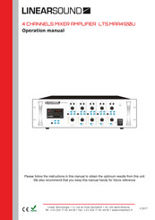 LINEAR SOUND LTS.MAA4120U Operation Manual
