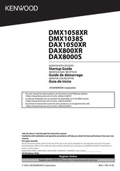 Kenwood DMX1038S Startup Manual