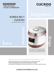 Cuckoo ICOOK Q5 PREMIUM CMC-Q5 Series Operating Instructions Manual