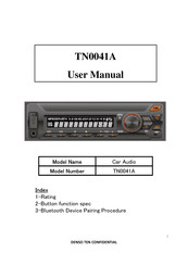 Denso TEN TN0041A User Manual