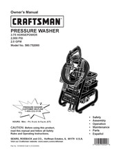 Craftsman 580.752000 Owner's Manual
