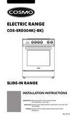 Cosmo COS-ERD304K-BK Installation Instructions Manual