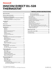Honeywell INNCOM DIRECT D1-528 Installation Instructions Manual