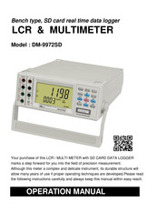 Lutron Electronics DM-9972SD Operation Manual