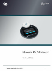 HB biochrom Ultrospec 35c User Manual