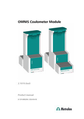 Metrohm 2.1019.0110 Instruction Manual