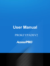 AccessPRO PROKEYPADS V2 User Manual