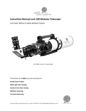 Lunt Solar Systems 100 Instruction Manual
