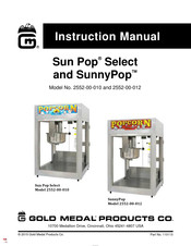 Gold Medal SunnyPop 2552-00-012 Instruction Manual