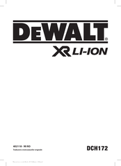 DeWalt DCH172 Manual