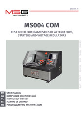 MSG Equipment MS004 COM User Manual