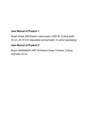Bosch Rotak 340 R Original Instructions Manual