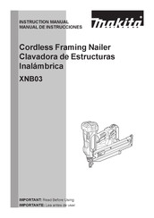 Makita XNB03 Instruction Manual