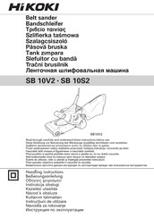 HIKOKI SB 10S2 Handling Instructions Manual