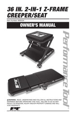 Performance Tool W85034 Owner's Manual